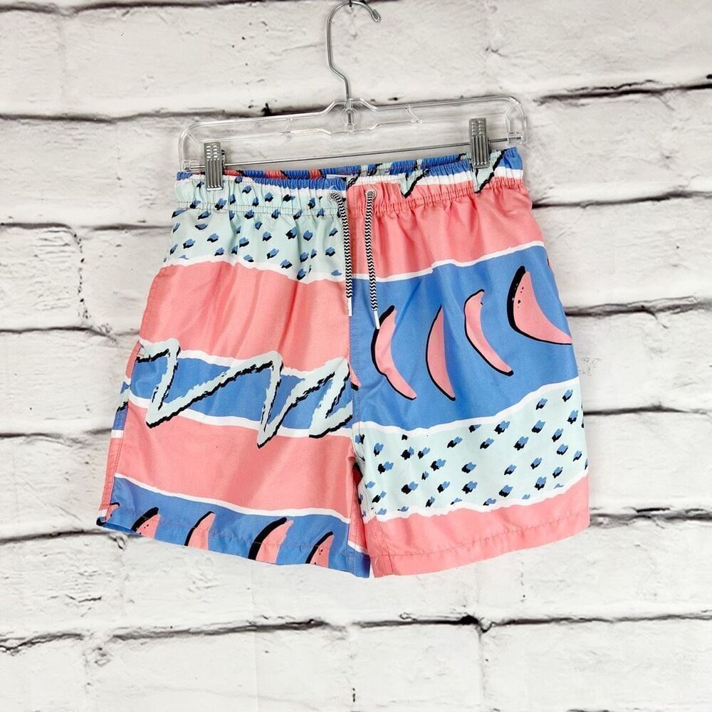 Boardies Men's Swim Trunks M Multicolor Retro Beach Design Shorts - Picture 2 of 8